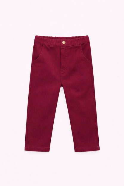 Pantalon enfant en gabardine  – Confort & élégance