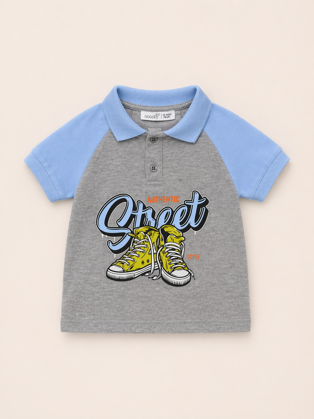 Ensemble garçon polo imprimé & short – Look urbain et confort absolu