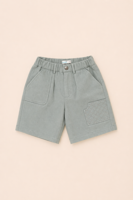 Ensemble garçon chemise rayée & short – Élégance estivale & confort