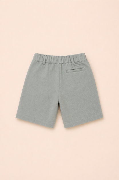 Ensemble garçon chemise rayée & short – Élégance estivale & confort