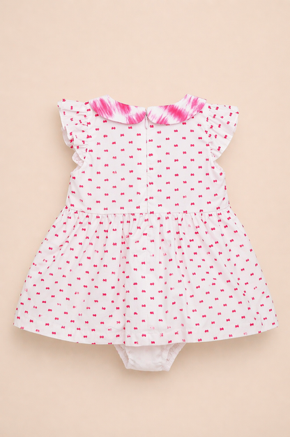 Robe bébé fille avec bloomer assorti – Élégance & douceur