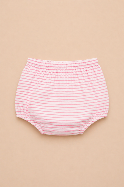 Robe bébé fille rose à smocks – Charme délicat & élégance estivale