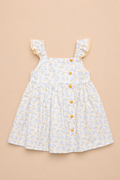 Robe bébé fille imprimée – Fraîcheur & élégance naturelle