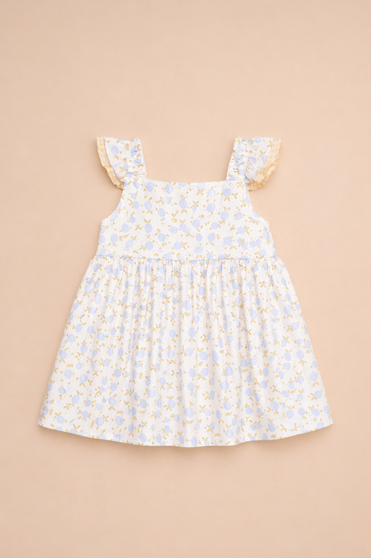 Robe bébé fille imprimée – Fraîcheur & élégance naturelle