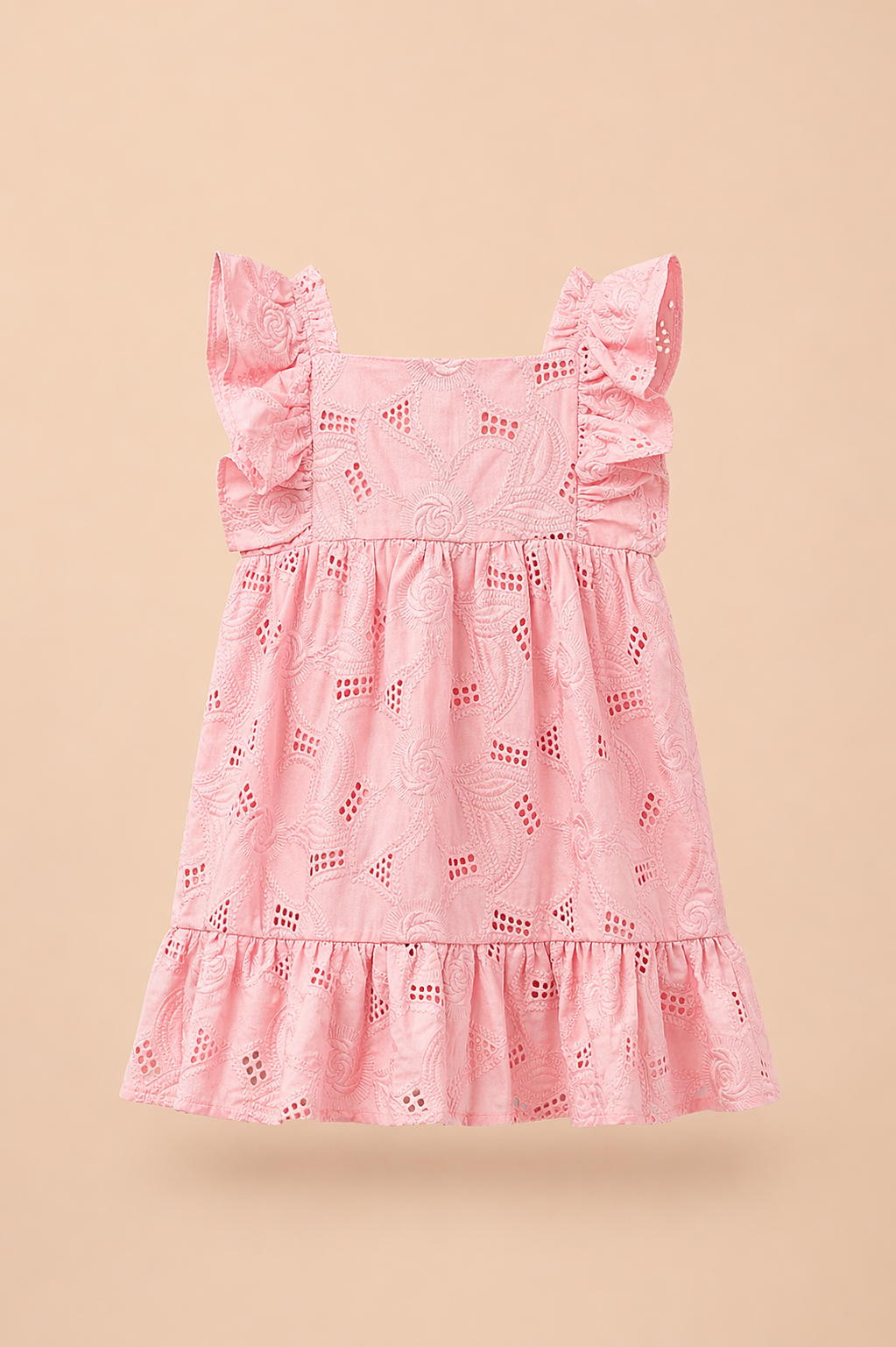Robe fille en broderie anglaise – Douceur & élégance intemporelle