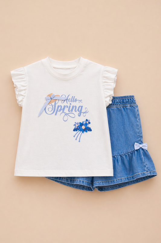 Ensemble fille – Esprit printanier chic