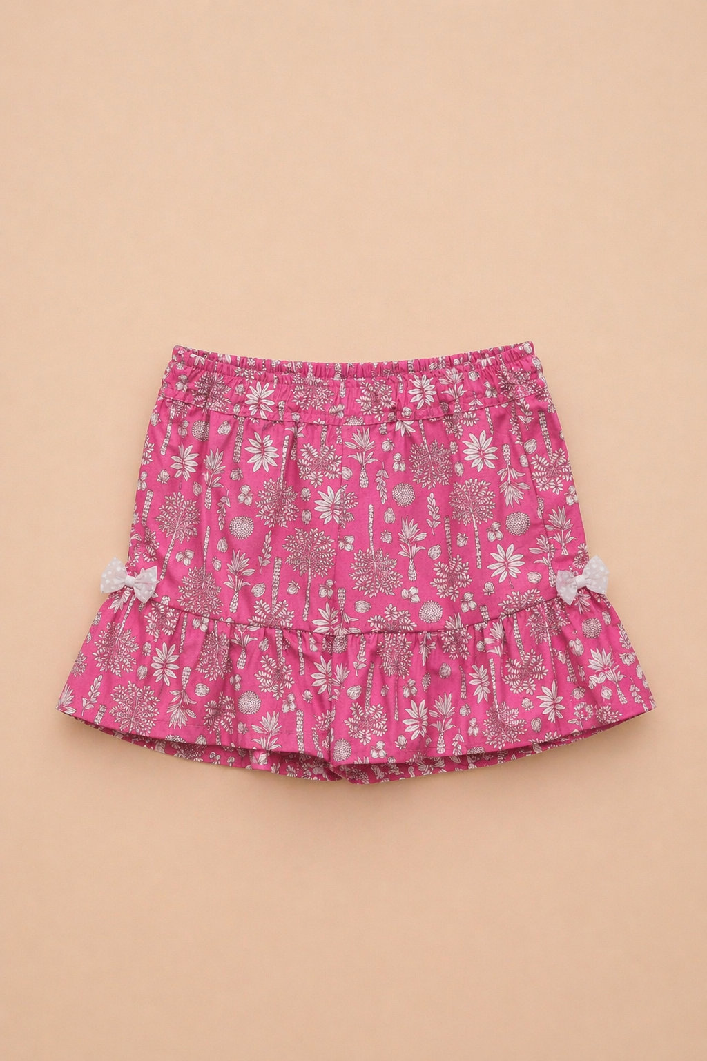 Ensemble fille t-shirt blanc & jupe rose – Douceur & style romantique