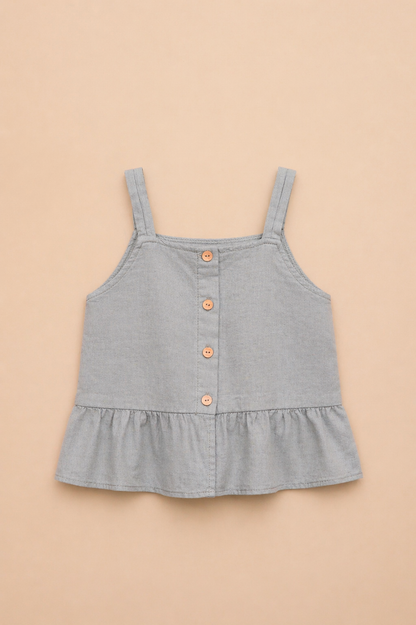 Ensemble fille kaki – Élégance naturelle & style minimaliste