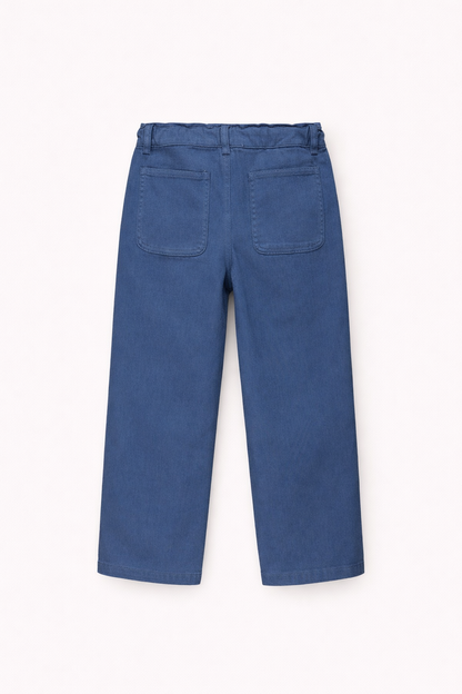 Pantalon chino bleu enfant