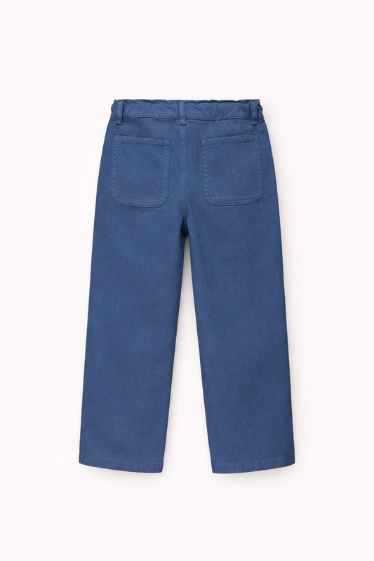 Pantalon chino bleu enfant