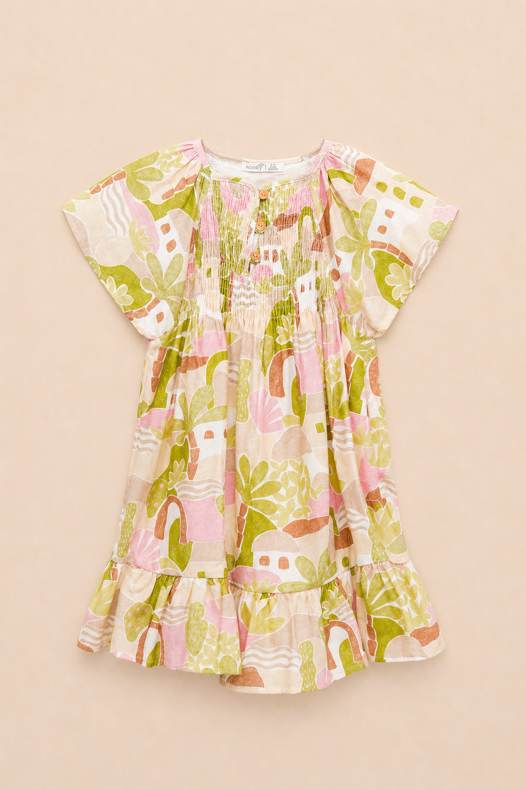Robe fille imprimée – Esprit artistique & élégance estivale