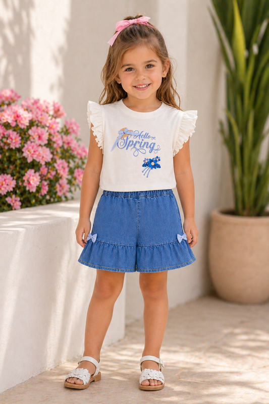 Ensemble fille – Esprit printanier chic