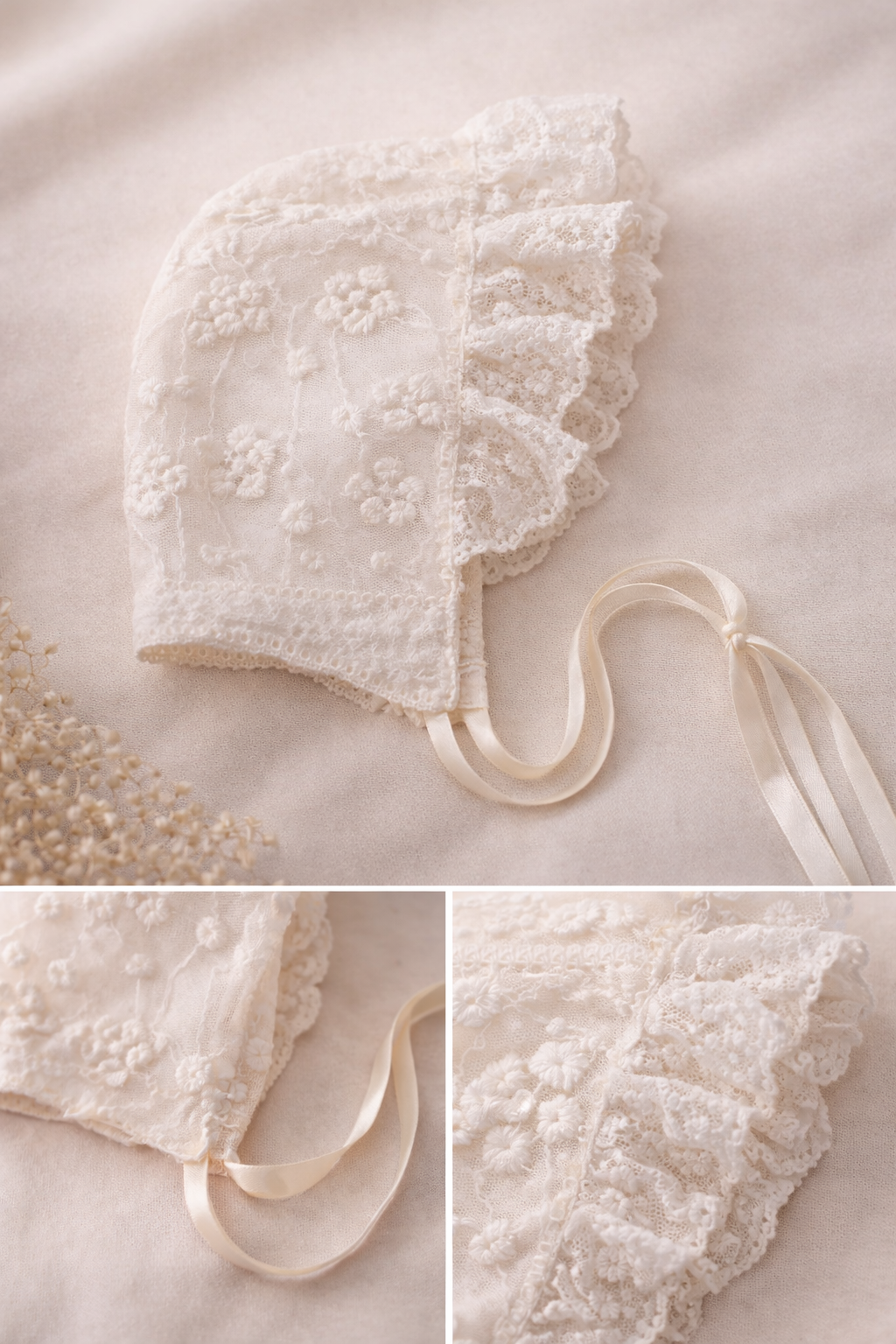 Robe Cérémonie Bébé Fille – Dentelle & Élégance