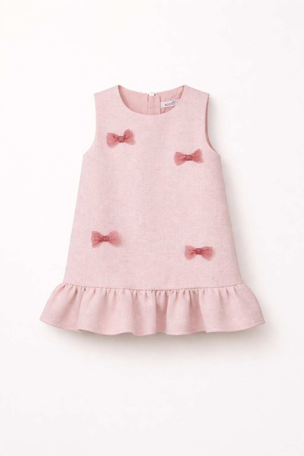 Ensemble Bébé Fille Rose Élégant – Robe & Veste Assortie