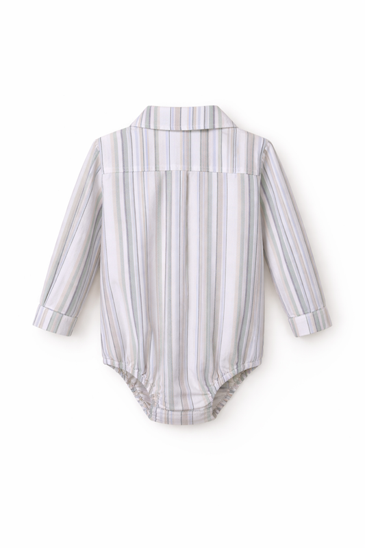 Body Chemise Bébé Garçon Rayé – Élégance & Confort