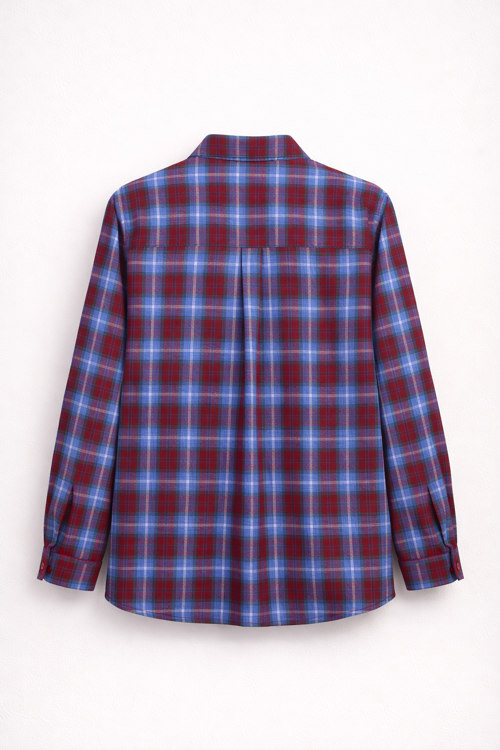 Chemise Garçon Carreaux Rouge & Bleu – Style Classique Moderne