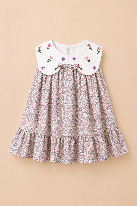 Robe bébé – Élégance florale