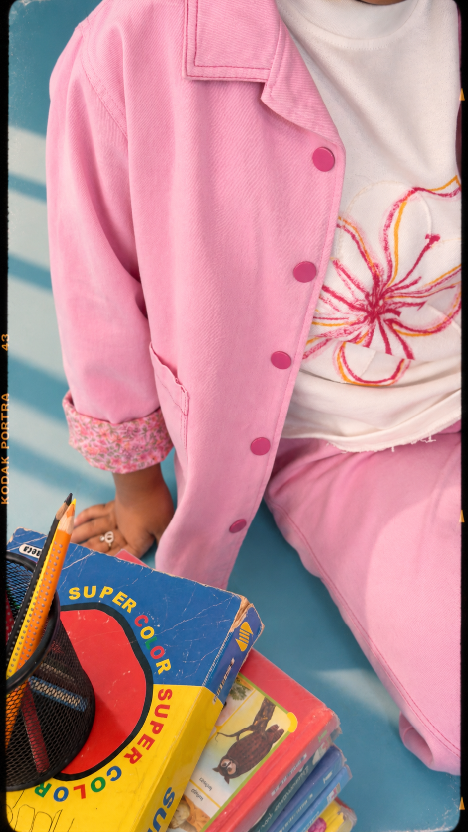Veste fille rose – Élégante et tendance
