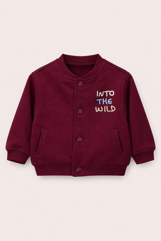 Veste Teddy “Into The Wild” – Bordeaux