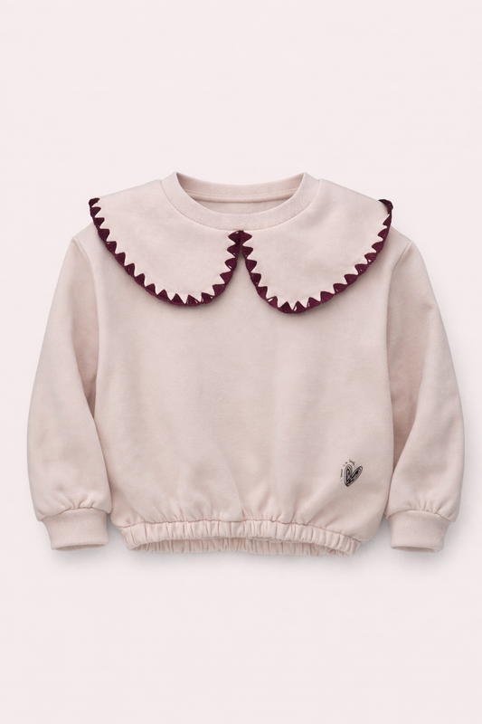 Sweat à Volants et Pantalon Pour Mini Fille