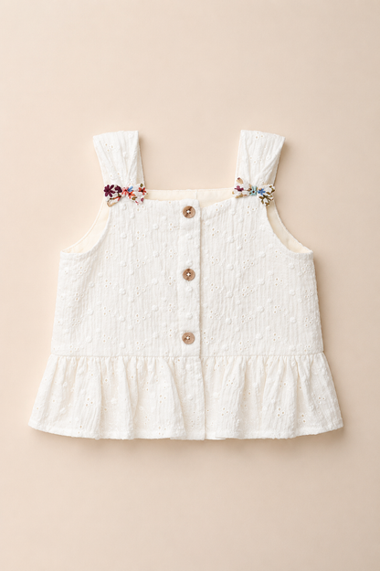 Ensemble Fille 2 Pièces – Élégance Naturelle & Confort