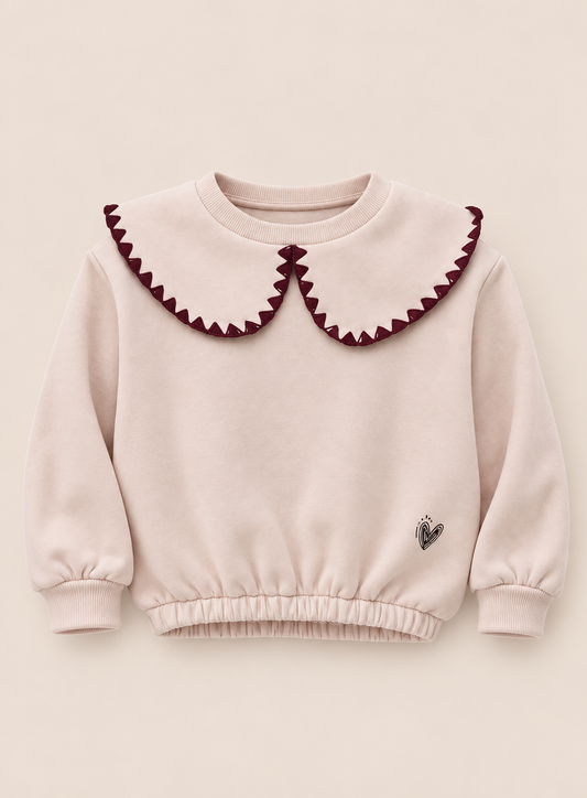 Sweat à Volants et Pantalon Pour Mini Fille