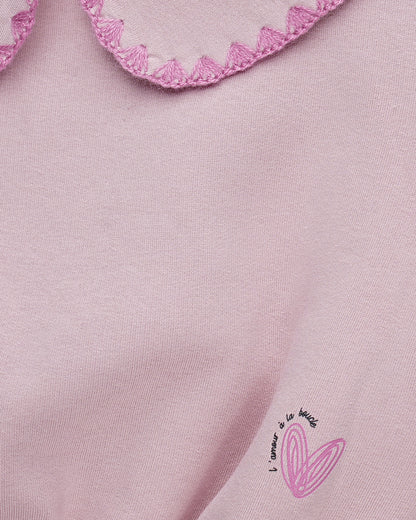 Sweat à Volants et Pantalon Pour Mini Fille