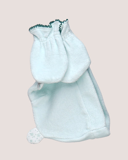 Pack dort bien grenouillère, moufles & Bonnet