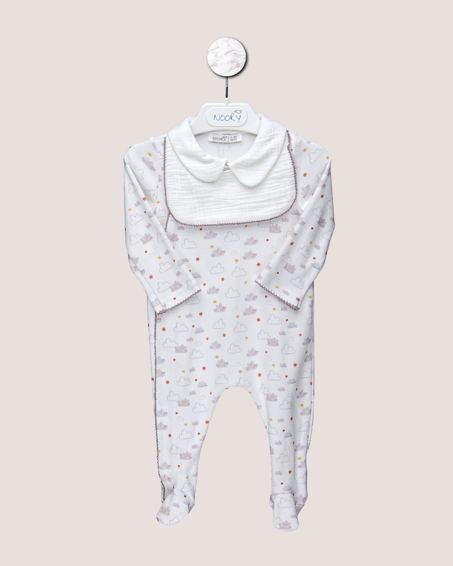 Pyjama Grenouillère de Naissance – Collection “Douce Nuit”