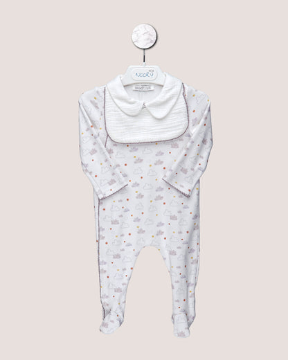 Pyjama Grenouillère de Naissance – Collection “Douce Nuit”