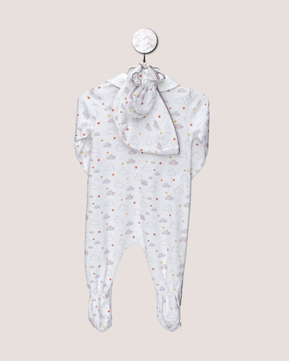 Pyjama Grenouillère de Naissance – Collection “Douce Nuit”