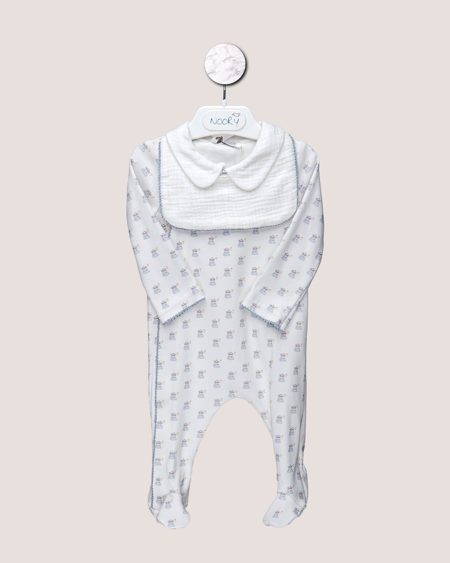 Pyjama Grenouillère de Naissance – Collection “Douce Nuit”