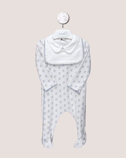 Pyjama Grenouillère de Naissance – Collection “Douce Nuit”