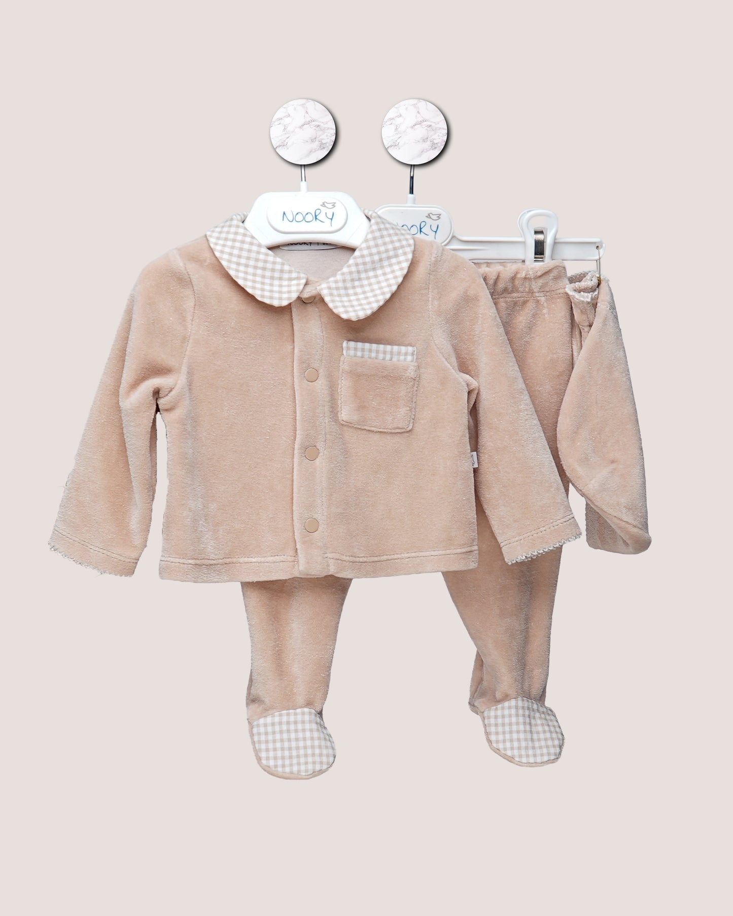 Pack dort bien grenouillère, moufles & Bonnet