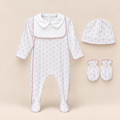 Pyjama Grenouillère de Naissance – Collection “Douce Nuit”