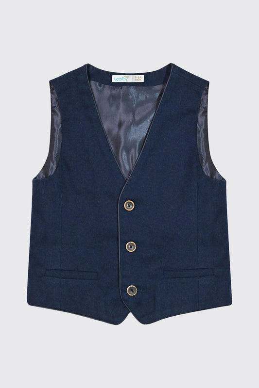 Gilet de costume en coton