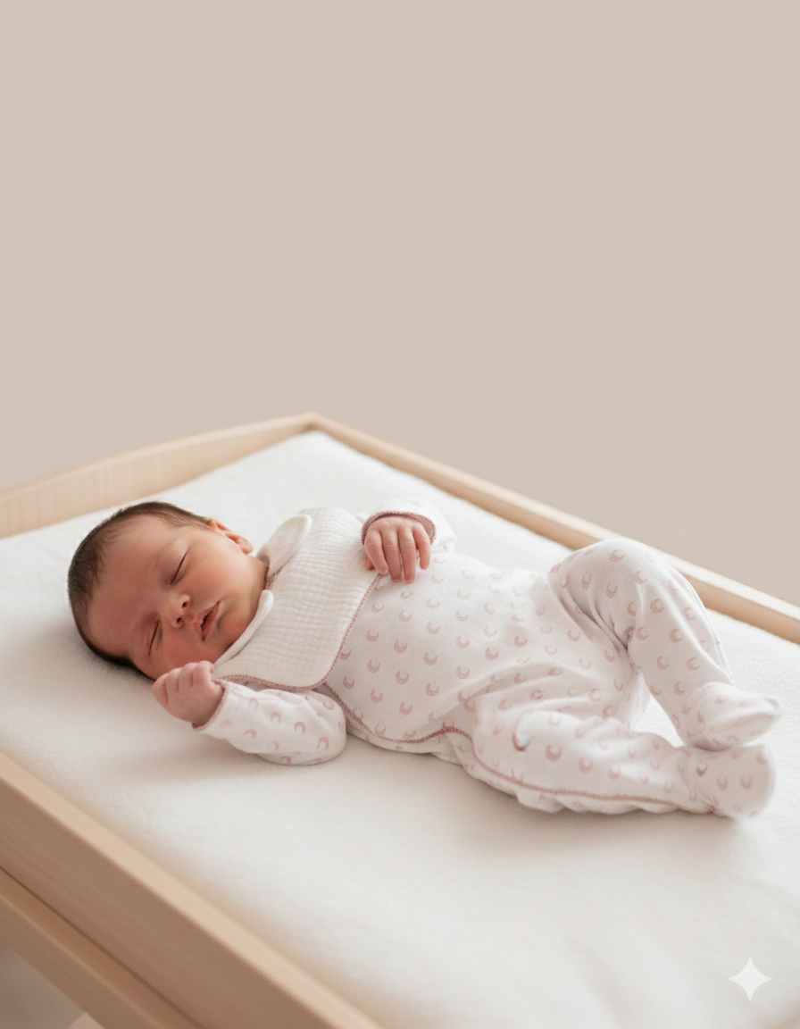 Pyjama Grenouillère de Naissance – Collection “Douce Nuit”