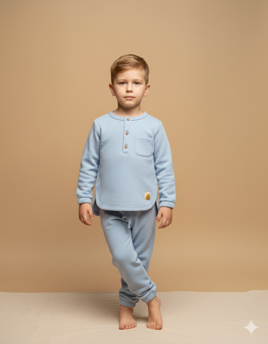 Ensemble Pull & Pantalon Doux Mini Garçon