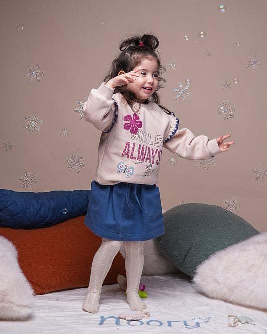 Sweat à Volants “Esprit Romantique”