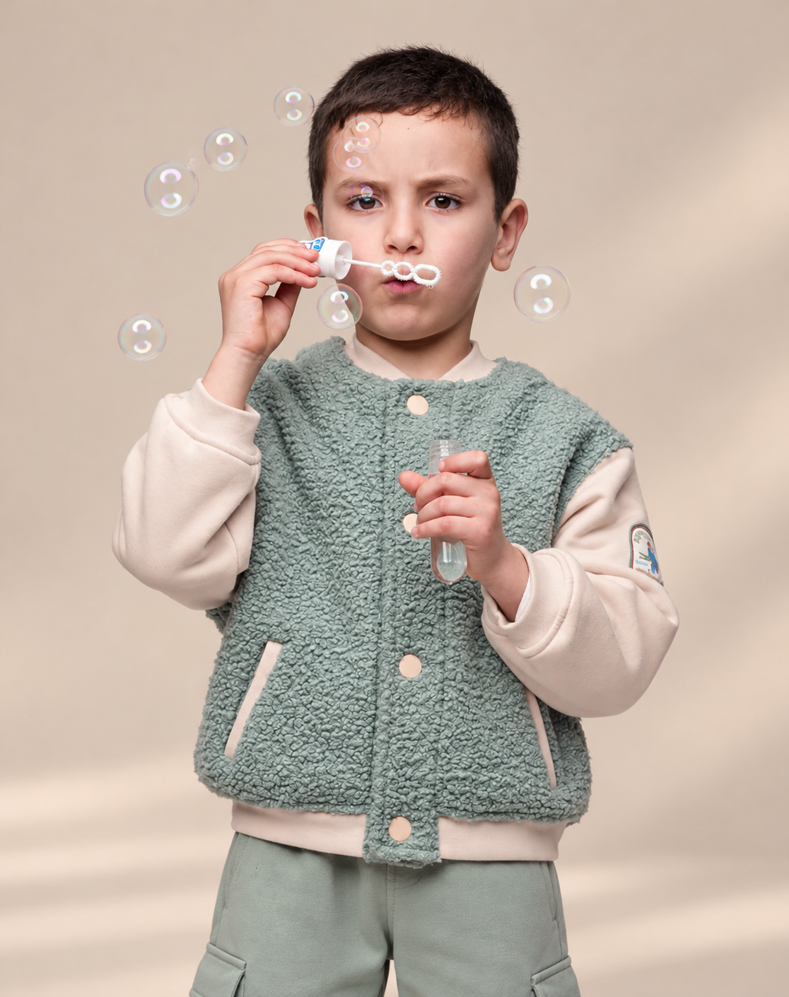 Veste Teddy Bimatière “Winter Time”
