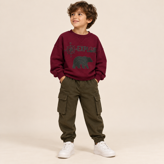 Sweat enfant « Explorer » – Style & Confort