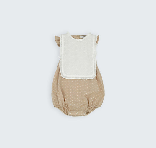 Barboteuse avec bavoir