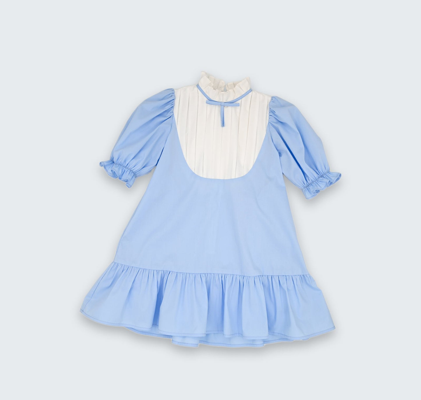 Robe blue ciel fille