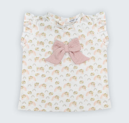 Ensemble pyjama en jersey imprimé 100% coton
