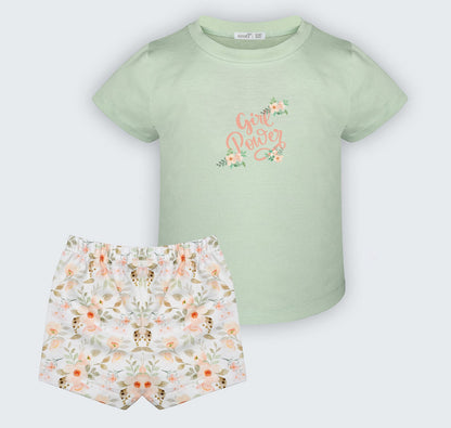 Ensemble pyjama en jersey 100% coton, à impression assortis