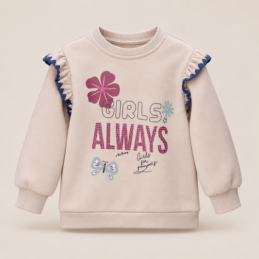 Sweat à Volants “Esprit Romantique”