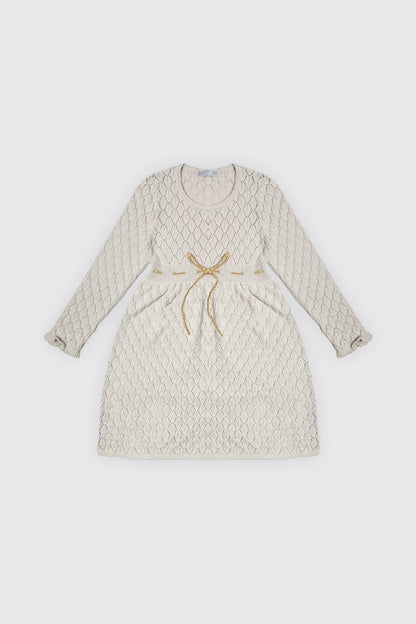 Robe en tricot manches longues