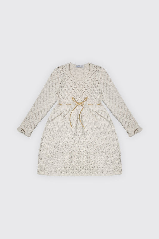 Robe en tricot manches longues