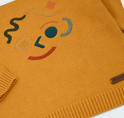 Pull en tricot graphique