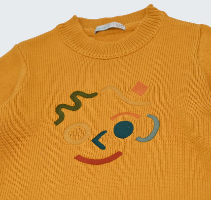 Pull en tricot graphique